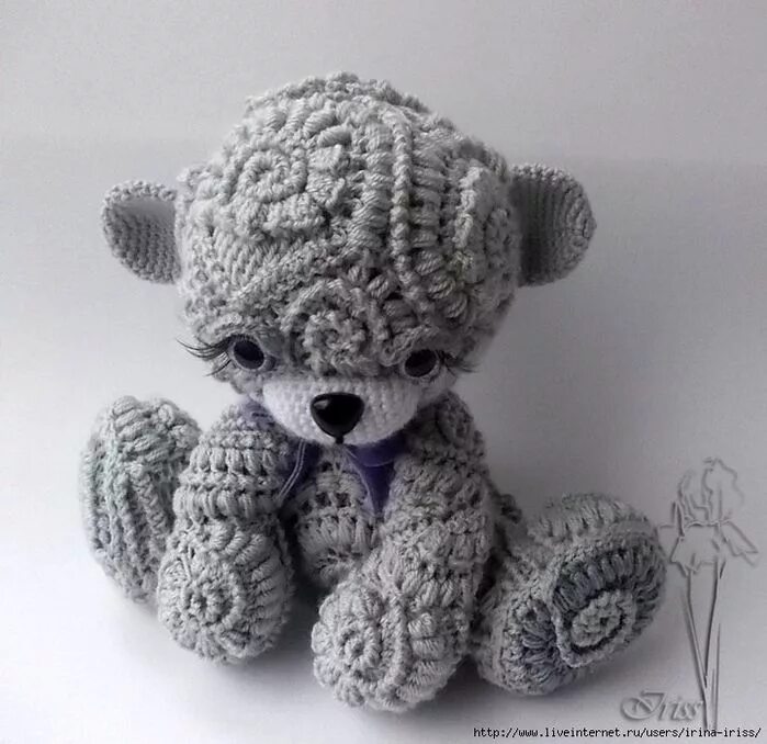 Проект 5 класс плюшевый вязаный мишка крючком Crochet plush bear free pattern Amigurumi Crochet bear patterns, Crochet bear,