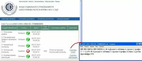 Фсс ошибки в больничных листах