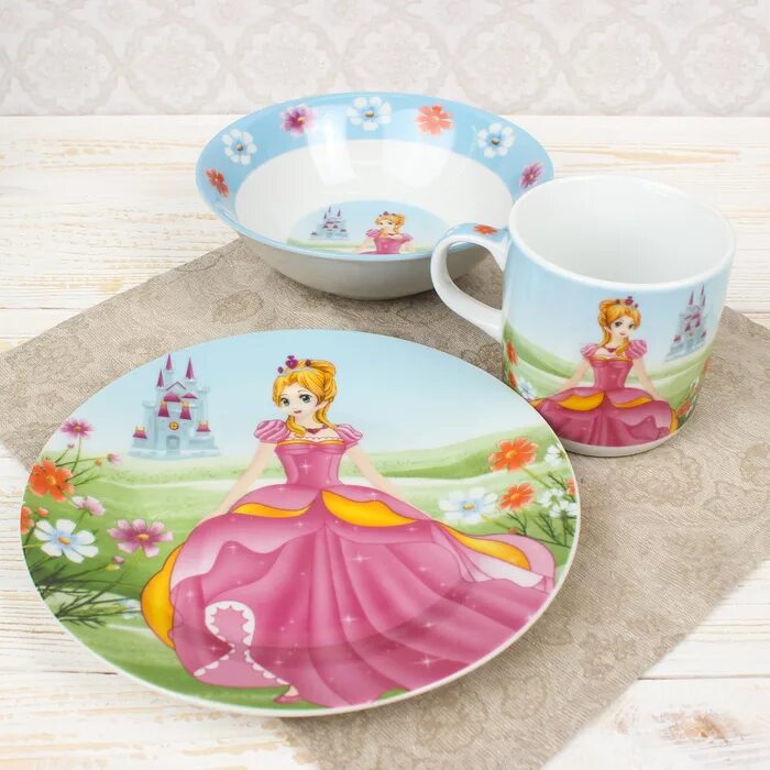 Набор детских тарелок. Детская посуда доляна. Набор детских тарелок. 3пр утёнок керам. Дулёвский фарфор детский набор.