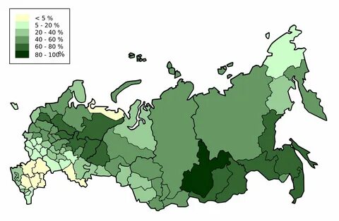 Чему равна средняя лесистость по республике