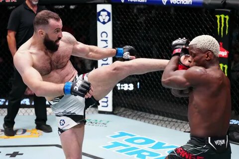 Roman Dolidze hecho una bestia UFC