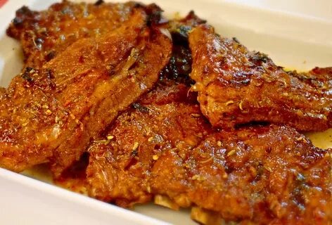 Ребрышки с рисом
