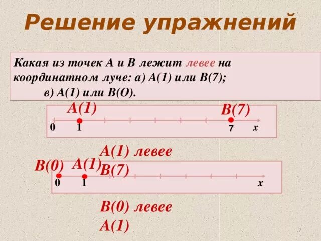 Какая точка лежит левее на координатной прямой. Какая из точек лежит левее на координатном Луче. Какая из точек на координатном Луче левее. Какая. Лежит левее на координатном Луче. Координатный Луч что левее.