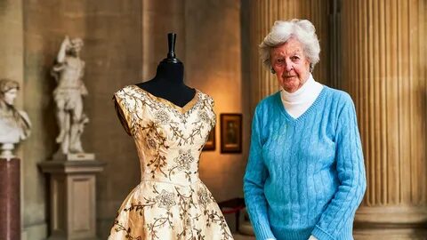 Lady Rosemary Spencer-Churchill is moved to tears after being reunited with dres