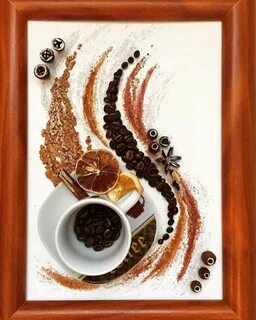 Картина раскраска Утро с кофе и круассанами (BRM30865)