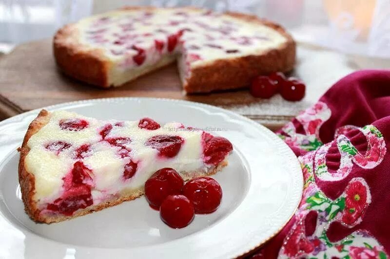 Сметана вишня рецепт