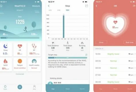 Приложение wearfit язык