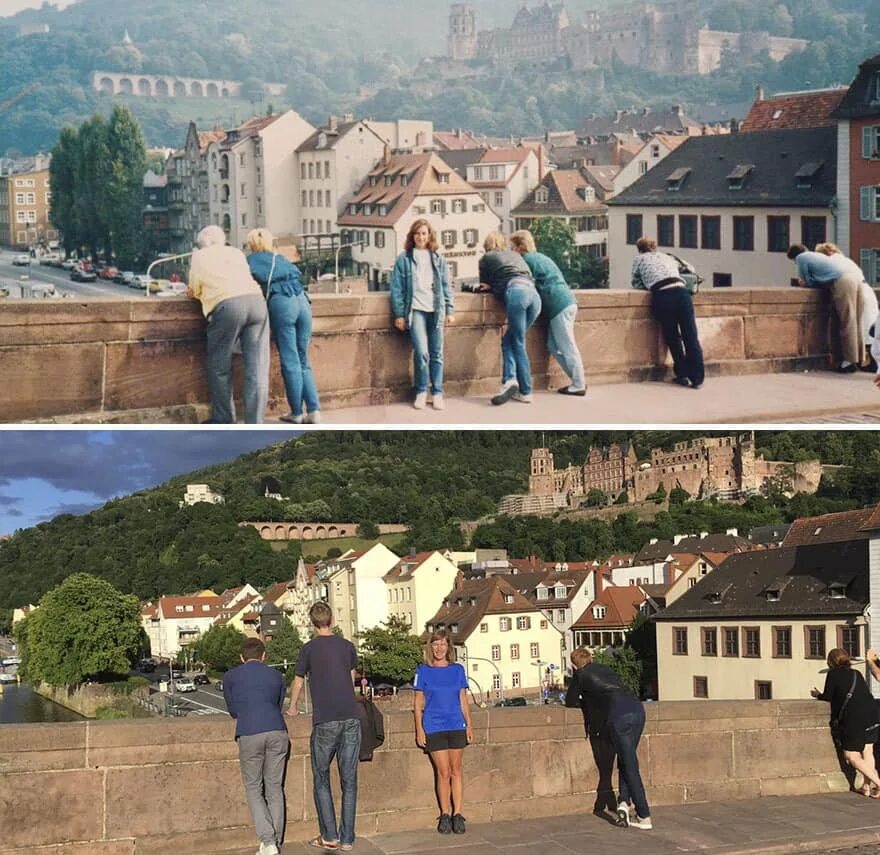 Изменится местами. Места спустя годы. Фотографии спустя 30 лет. Фото до и через 30 лет. Фото с того же места.