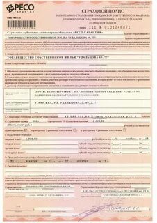 Страховой полис по номеру машины