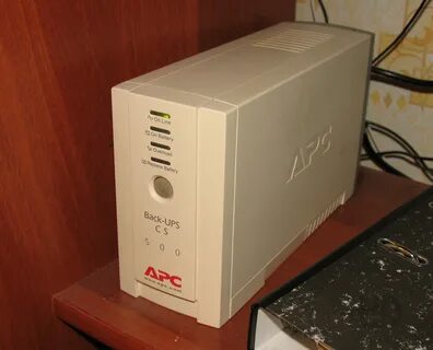 Ибп apc back ups cs 500 аккумулятор