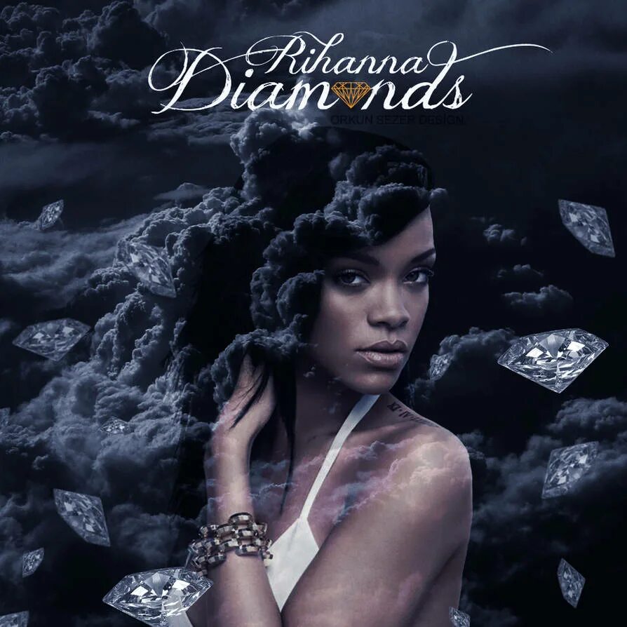 Думала алмаз песня. Рианна Даймондс. Rihanna Diamonds обложка. Рианна в бриллиантах. Rihanna обложки альбомов.