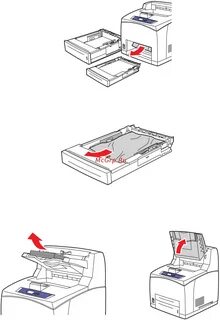 Как вытащить бумагу из принтера