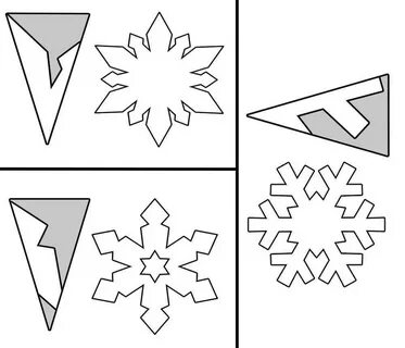Трафареты снежинок на новый год для вырезания: скачать и распечатать много шаблонов...