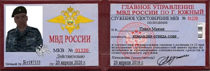 Код мвд россии