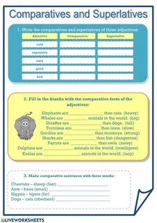 Superlatives exercises