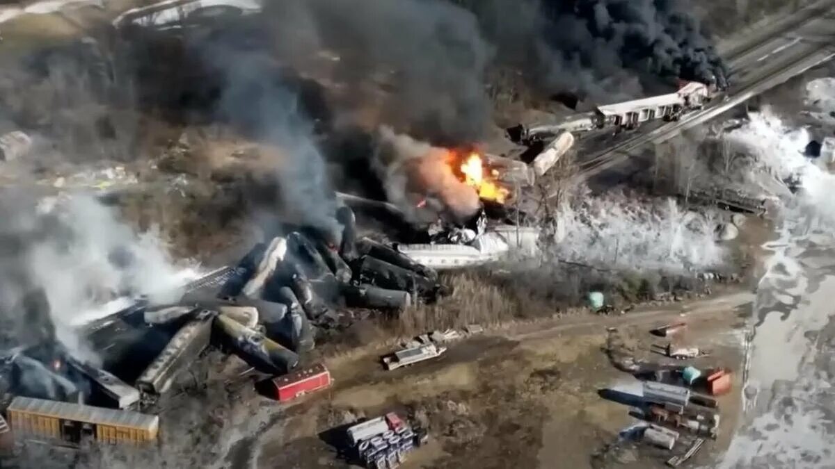 Сход поездов в сша