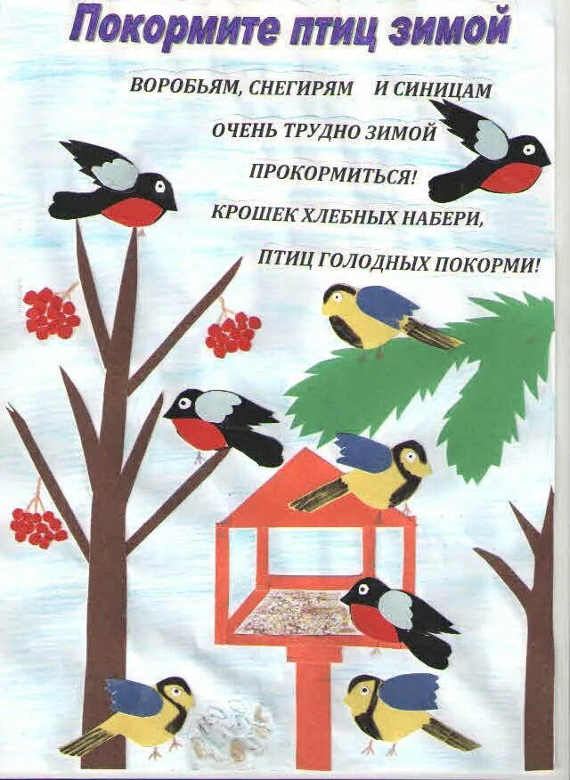 Покормите птиц зимой. Покормите птиц хз имой. Плакаты в детском саду Покормите птиц. Плакат птицы зимой.