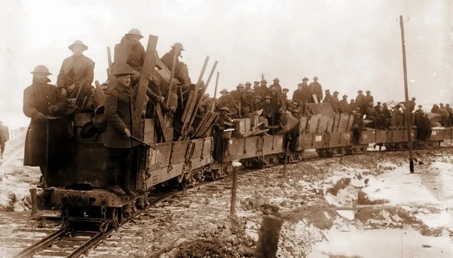 Первая мировая узкоколейка. Железнодорожные войска в первой мировой войне.