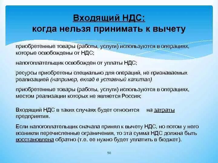 Право на вычет ндс. Когда НДС принимается к вычету. Что значит принять НДС К вычету. НДС НДС К вычету. Возврат налога на добавленную стоимость.