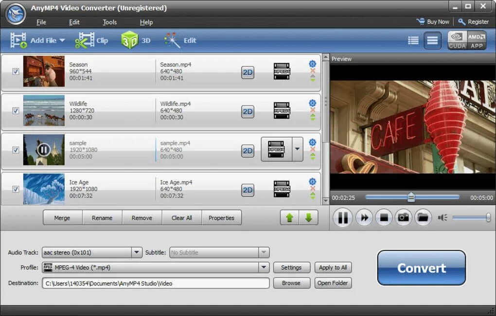 Какая программа соединяет видео. Anymp4 video converter. конвертер видео. конвертер видео в аудио. быстрый конвертер видео.
