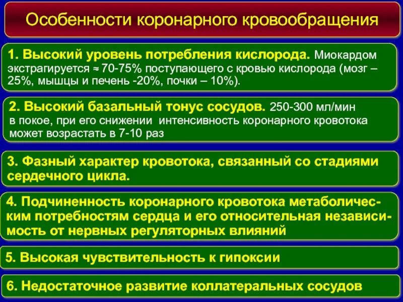 Особенности гемодинамики. Особенности коронарного кровообращения. Особенности коронарного кровотока. Особенности регионарного кровообращения коронарное. Особенности кровоснабжения миокарда.