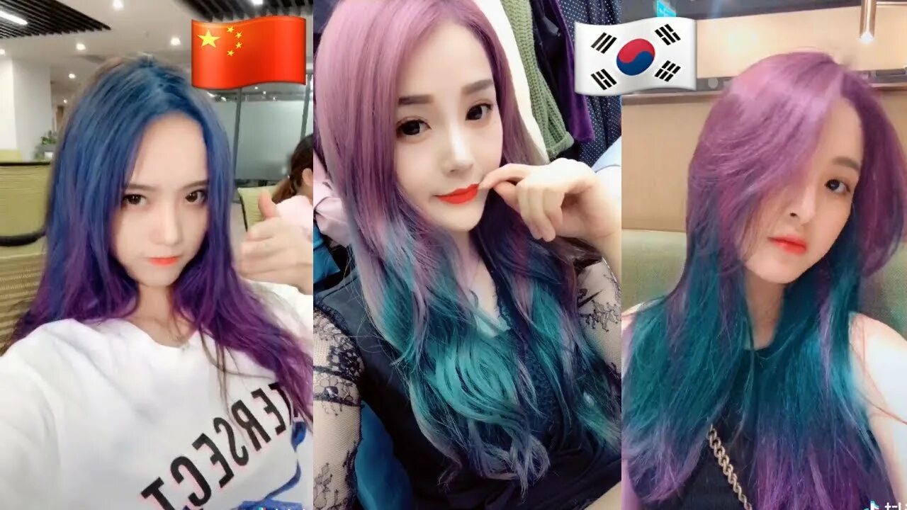 Hair color change. Uses hair Color эффект. Tik Tok синие волосы. Тик ток окрашивание волос. Ai change Color hair.