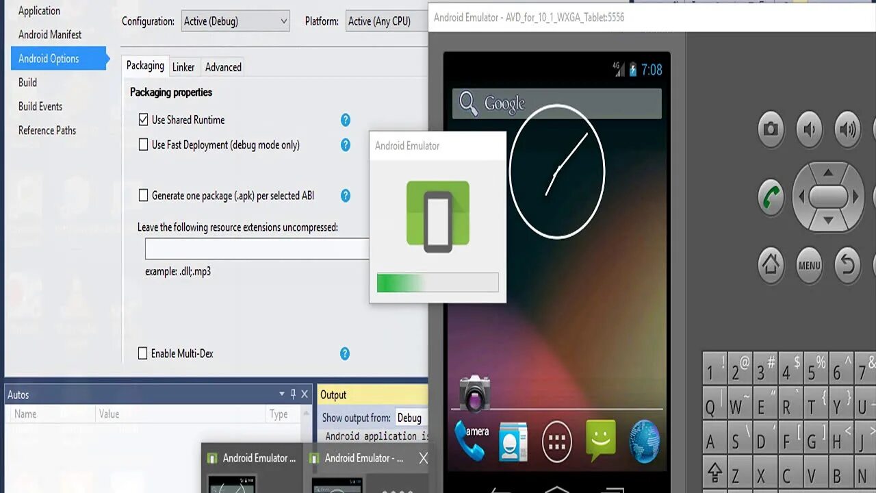 Processing android emulator. Processing android emulator