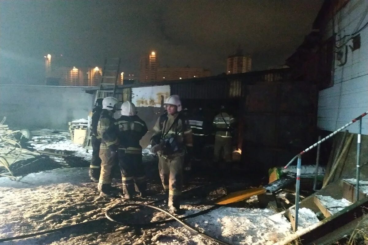 Горит разбор