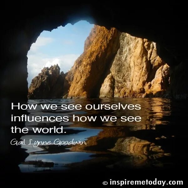 We see the world. Ourself или ourselves. Ourselves.