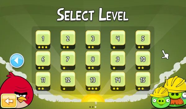 Игра злые птички меню. Angry Birds меню уровней. Игровое меню Энгри Бердс. Энгри Бердс меню уровни. Level меню