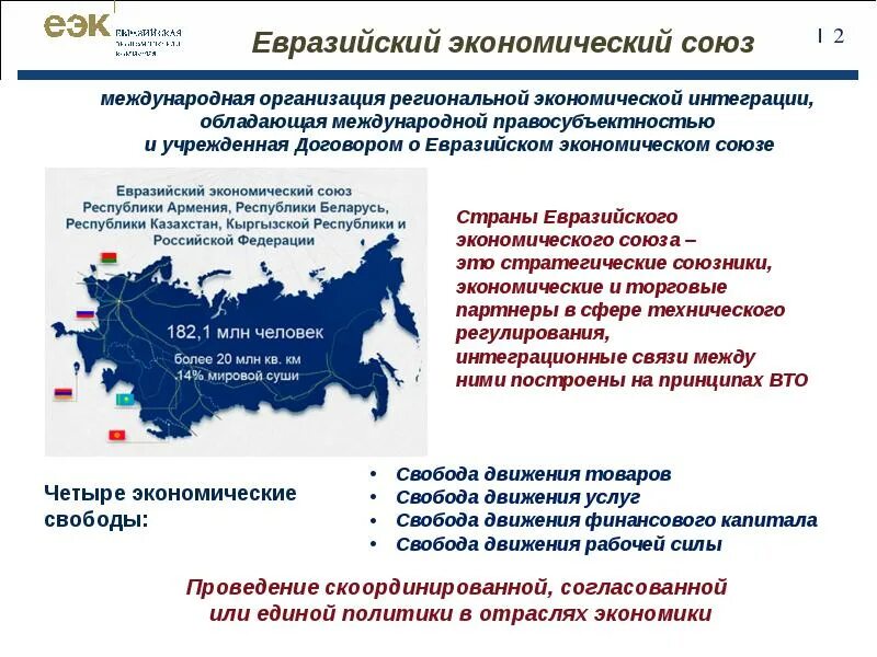 Международное таможенная интеграция. Основные направления деятельности ЕАЭС. ЕАС Евразийский экономический Союз. Региональные международные организации. Региональная экономика ЕАЭС.