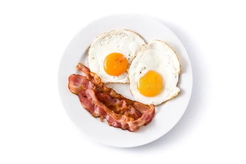Bacon and eggs are