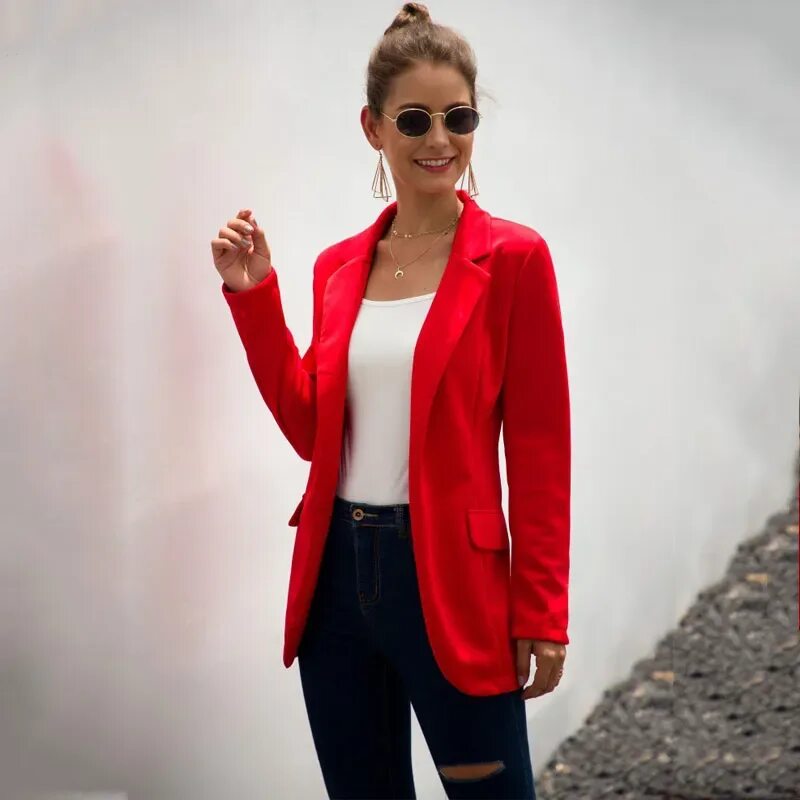 Red blazer