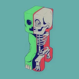 Крипер скелет