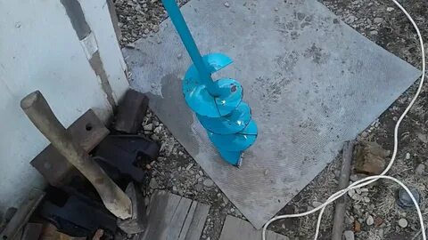 Самодельные ледобуры