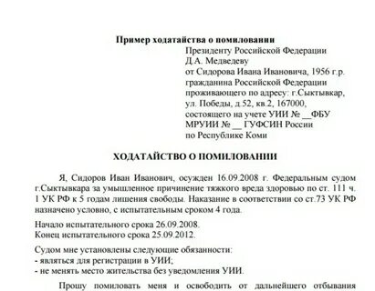 Общее ходатайство это