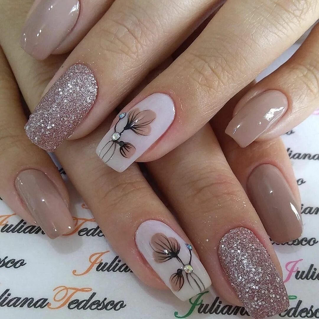 Nail Art #1639 - Best Nail Art Designs Gallery BestArtNails.com Pale pink nails,