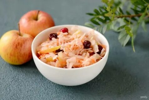 Рецепт капусты с яблоками