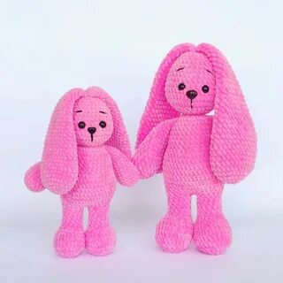 Игрушка зайчик крючком для начинающих