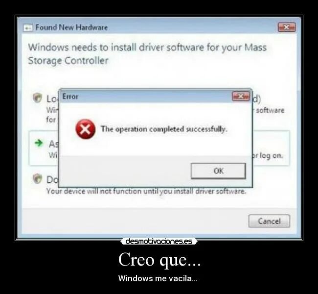 Windows vista errors. Ошибка виндовс виста. windows vista error. windows vista ошибка. смешные ошибки windows.