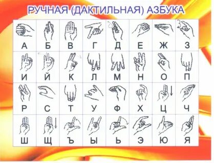 Азбука языка жестов