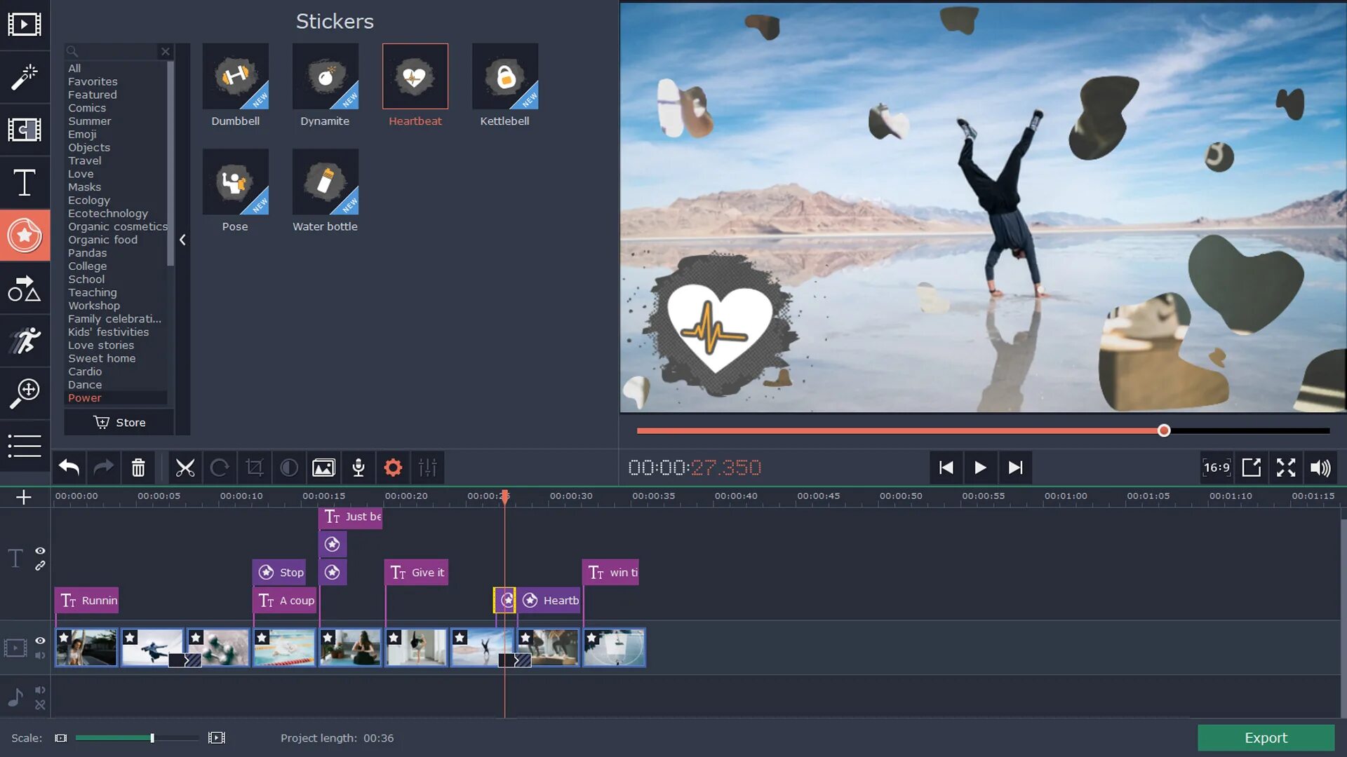 Movavi video editor эффекты