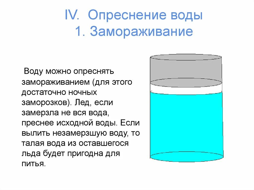 Получают из морской воды. Замораживание метод опреснения воды. Опреснение морской воды. Опреснение соленой воды. Способы опреснения морской воды.