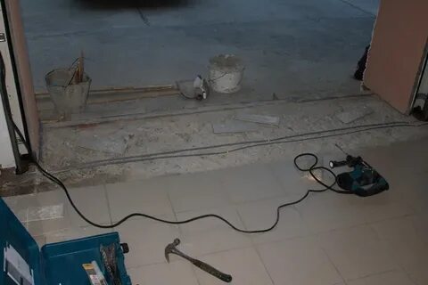 Как укладывать плитку в гараже