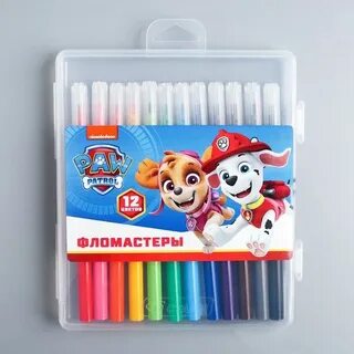 Фломастеры в пенале 12