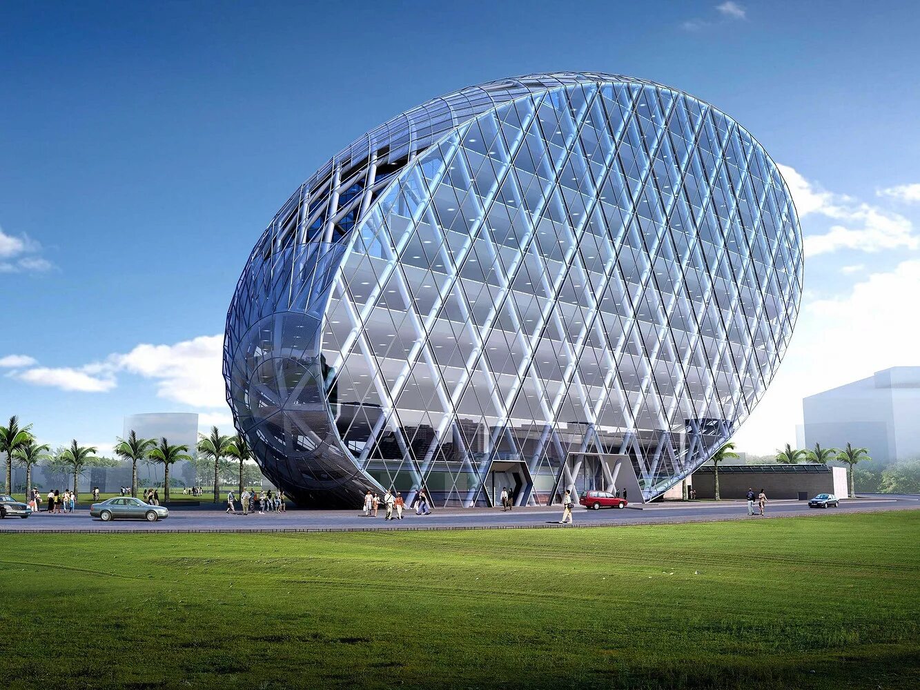 Какие есть известные здания. Cybertecture Egg, Мумбаи. Здание-яйцо Cybertecture Egg. Яйцеобразное здание Бомбей Индия. Яйцеобразное здание Бомбей Индия Архитектор.