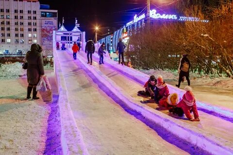 Адрес ледяной горки в москве