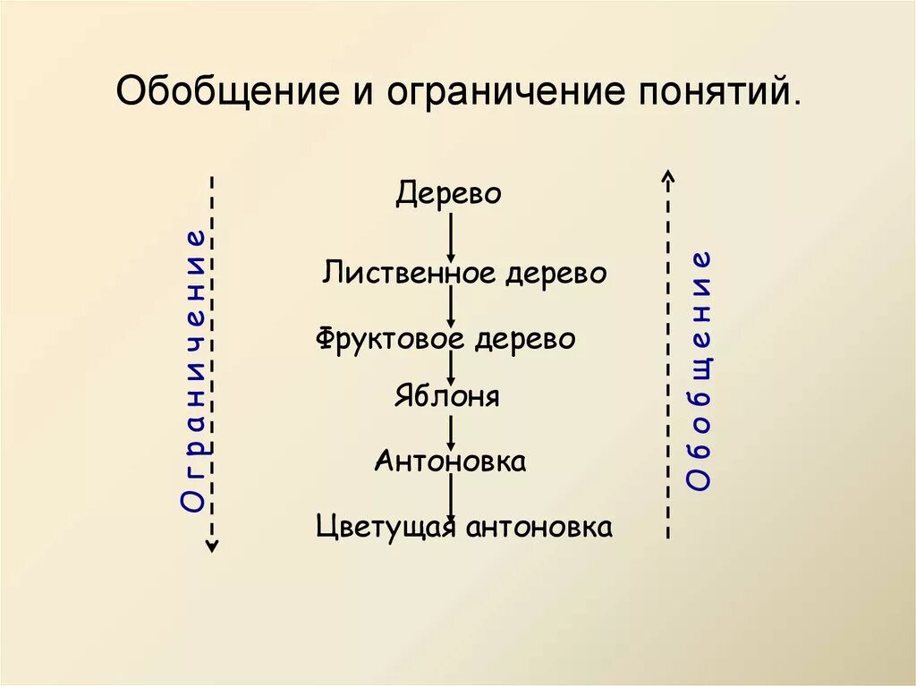 Операция ограничения понятия. Ограничение понятий в логике. Обобщить и ограничить понятие. Обобщение и ограничение понятий в логике. Ограничение понятий в логике примеры.