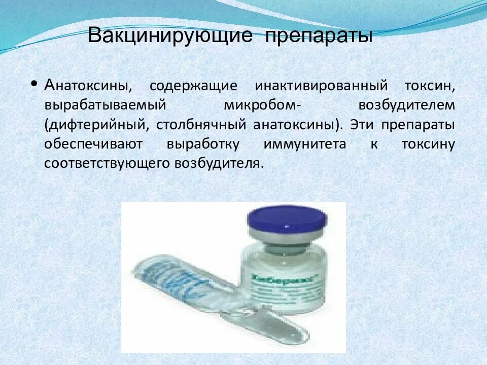 После введения вакцины вырабатывается иммунитет