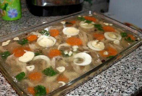 Заливное из курицы без желатина
